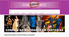 Desktop Screenshot of festivalfestasefantasias.com.br