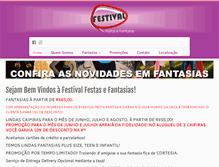 Tablet Screenshot of festivalfestasefantasias.com.br